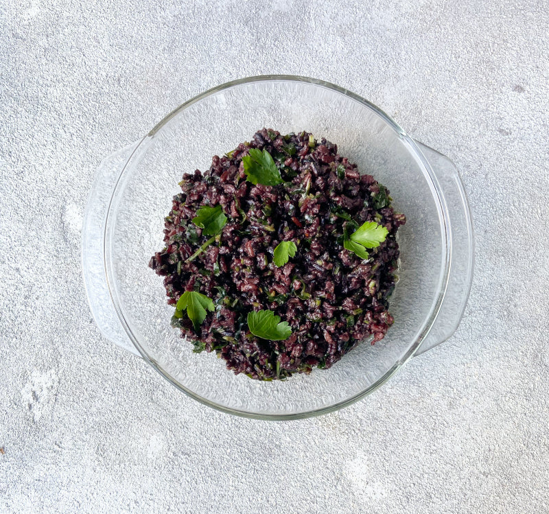 Black & Red Wild Rice with Coriander & Lime